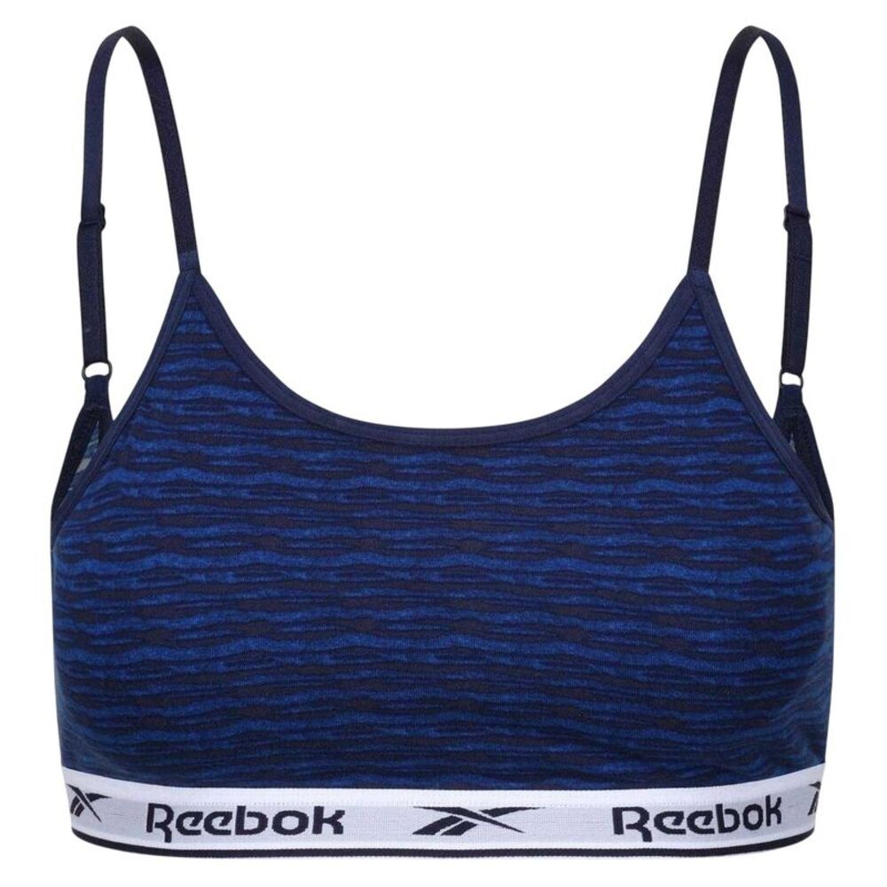 Reebok Womens/Ladies Berry Sports Bra / Blue/Navy